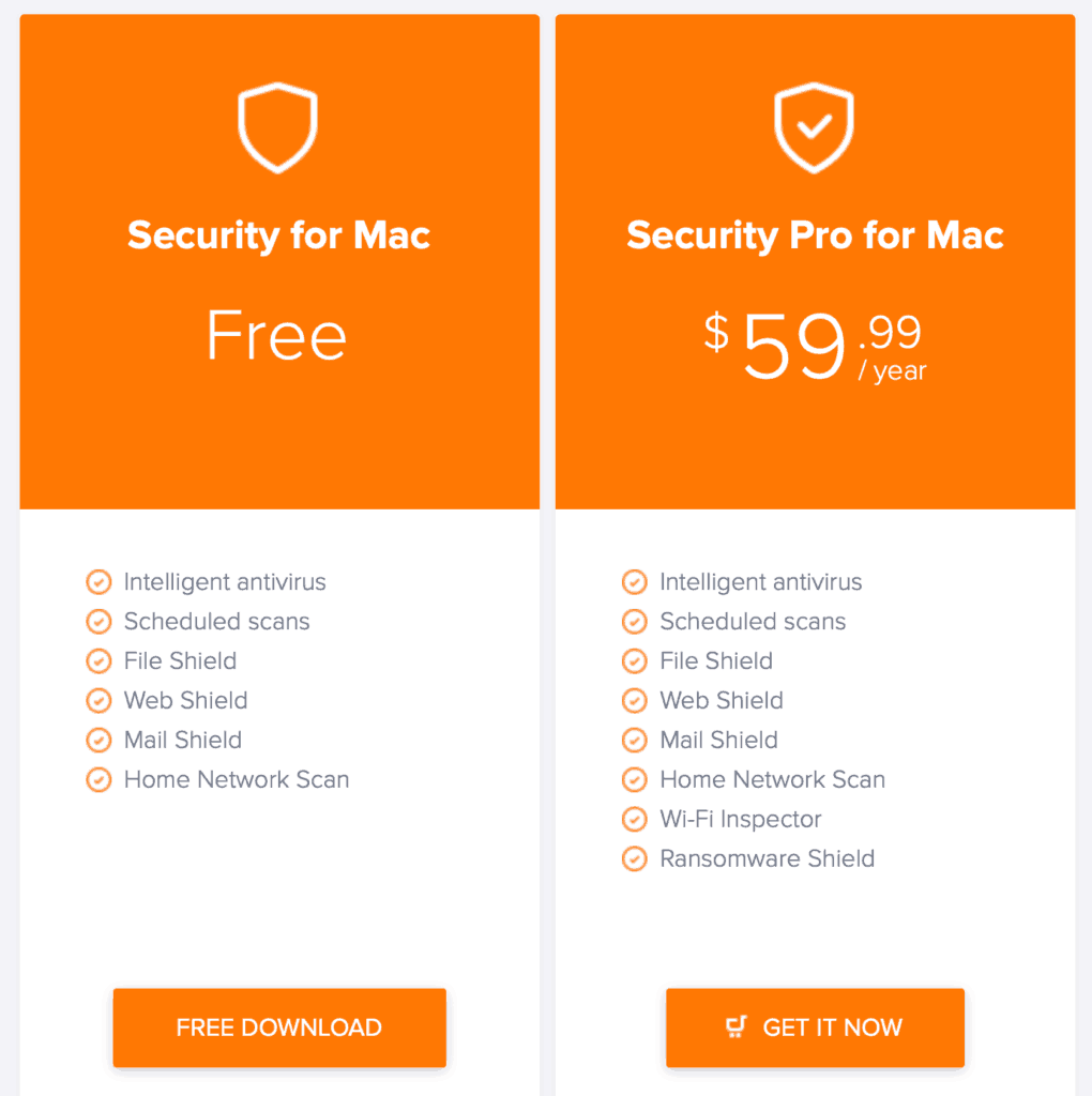 tell ia avast is on for a mac